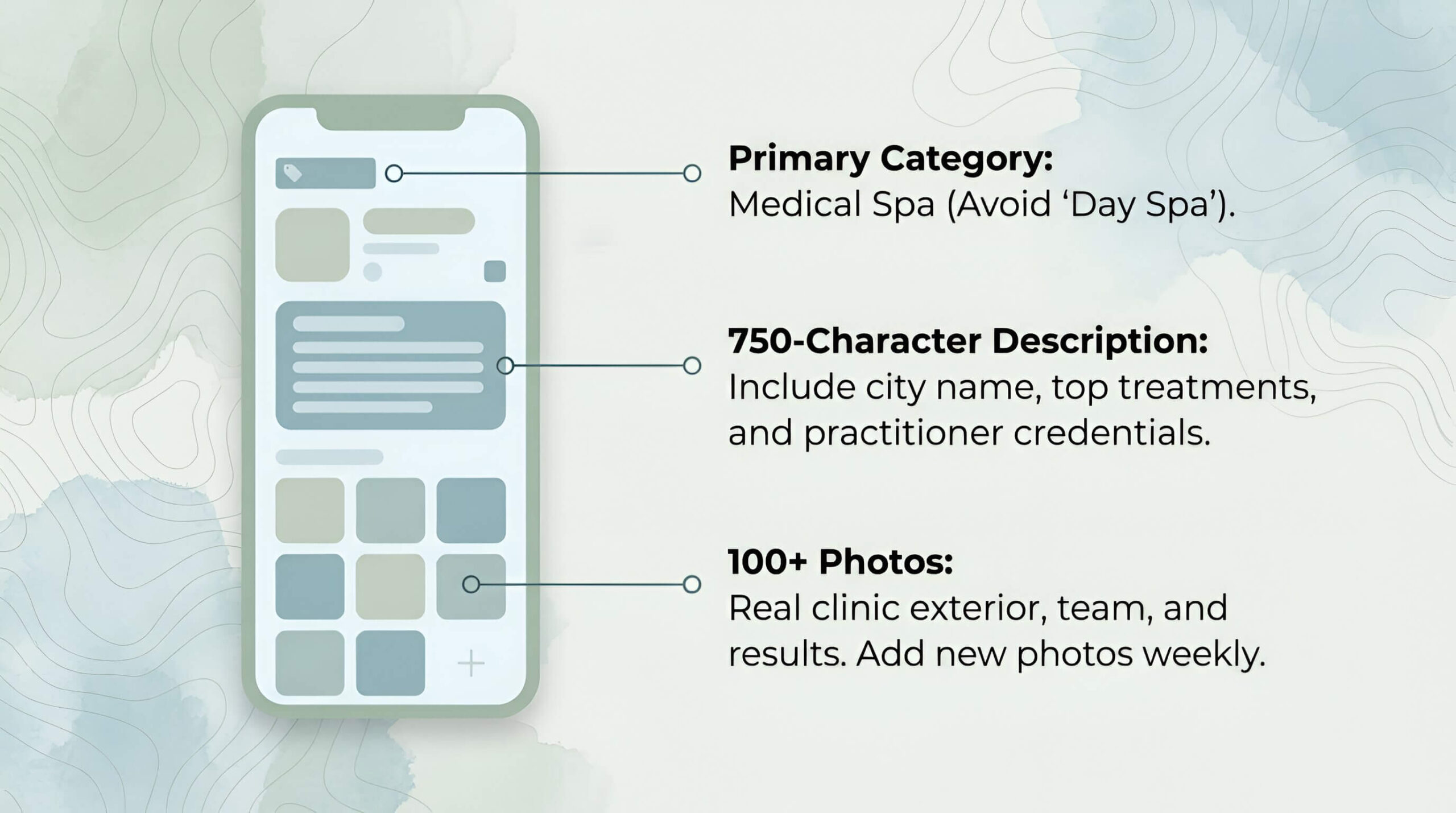 google business profile for med spas